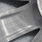 1x oriģināls VW Sharan 7N alumīnija disks, 16 collas, ET33, 7N0601025A, ar pulverkrāsas pārklājumu