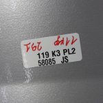 1x oriģināls VW Sharan 7N alumīnija disks, 16 collas, ET33, 7N0601025A, ar pulverkrāsas pārklājumu