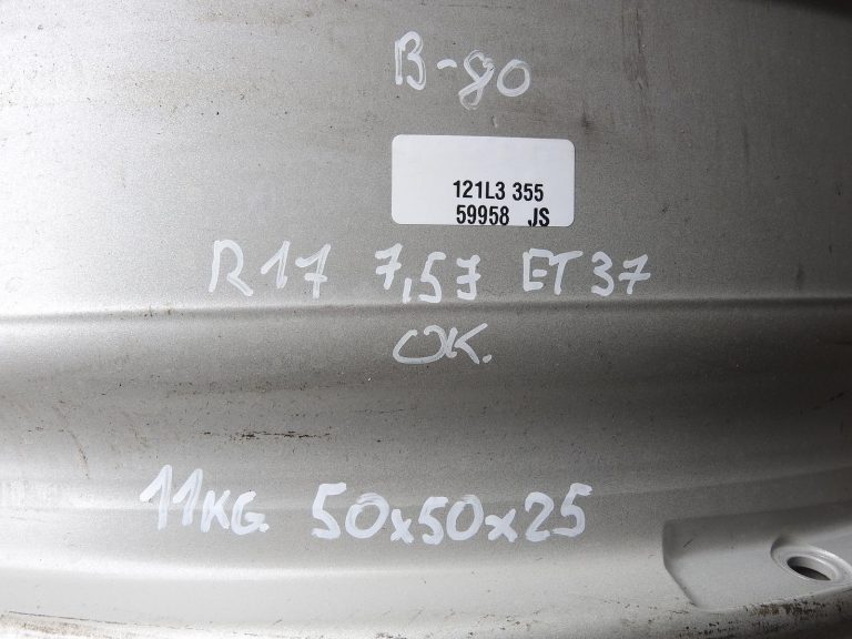 Oriģināls BMW R17 alumīnija disks (1 gab.) 3. sērijai F30, F31, 4. sērijai F32, F36, iS37, 7,5J, Style 327