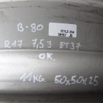 Oriģināls BMW R17 alumīnija disks (1 gab.) 3. sērijai F30, F31, 4. sērijai F32, F36, iS37, 7,5J, Style 327