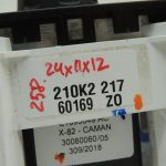 OEM Opel Vivaro B Renault Trafic III gaisa kondicionēšanas vadības pults, apkures vadības pults 95517557