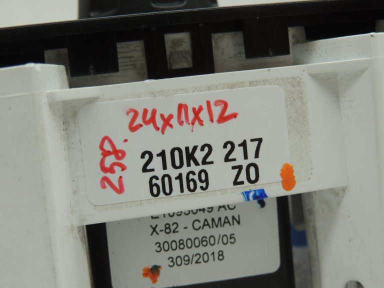 OEM Opel Vivaro B Renault Trafic III gaisa kondicionēšanas vadības pults, apkures vadības pults 95517557