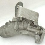 BMW E60 E61 530d M57N2 eļļas filtra korpuss, eļļas dzesētājs, siltummainis 11427805408 OEM