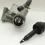 BMW E60 E61 530d M57N2 eļļas filtra korpuss, eļļas dzesētājs, siltummainis 11427805408 OEM