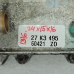BMW E60 E61 530d automātiskās pārnesumkārbas eļļas dzesētāja siltummainis 17217803830 OEM