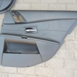 BMW E60 E61 ādas apdare — melna „Dakota“ āda, LCSW sporta sēdekļi ar elektrisko regulēšanu