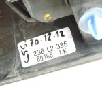 OE Opel Vivaro B Renault Trafic III numura zīmes apgaismojuma sloksne 93867931
