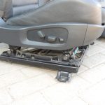 BMW E60 E61 ādas apdare — melna „Dakota“ āda, LCSW sporta sēdekļi ar elektrisko regulēšanu