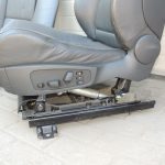 BMW E60 E61 ādas apdare — melna „Dakota“ āda, LCSW sporta sēdekļi ar elektrisko regulēšanu
