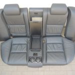 BMW E60 E61 ādas apdare — melna „Dakota“ āda, LCSW sporta sēdekļi ar elektrisko regulēšanu