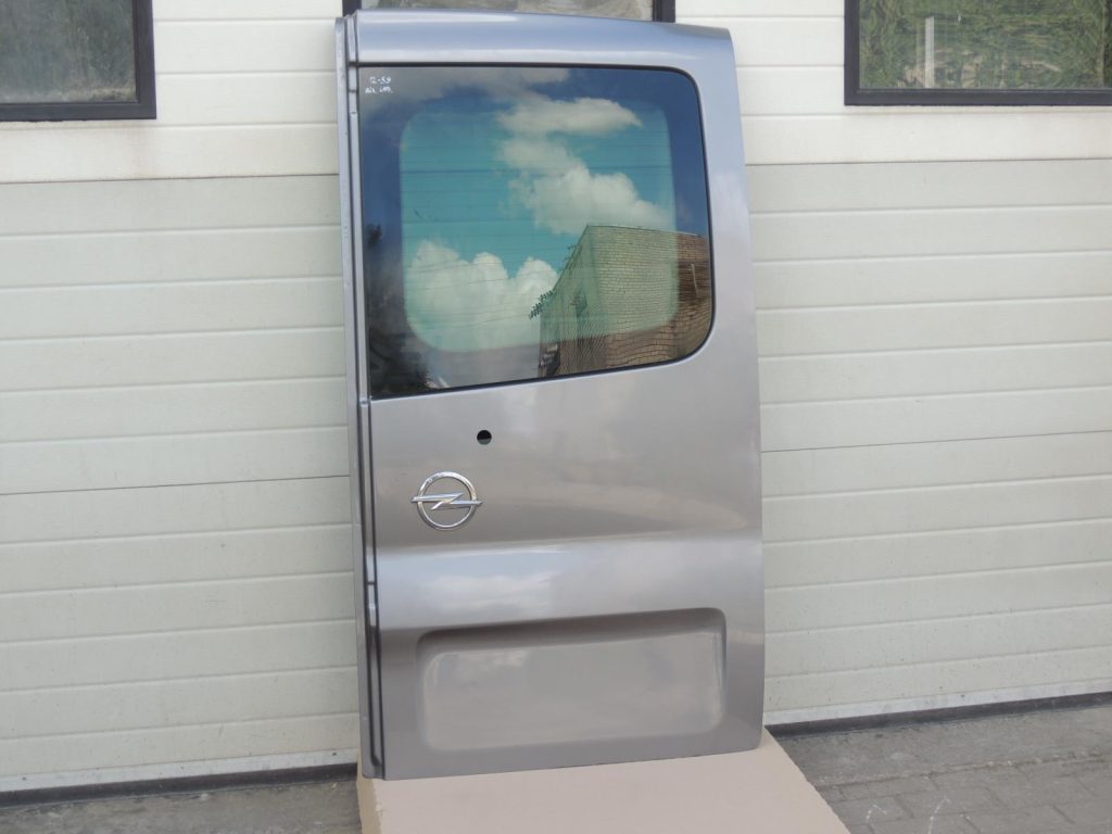 Opel Vivaro B aizmugurējās durvis, labā puse, 2010. gads, Cassiopeia pelēks, 95521755, OEM