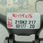 OEM Opel Vivaro B Renault Trafic III priekšējā durvju eņģe, granīta pelēkā krāsā, 10J