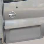 Opel Vivaro B aizmugurējās durvis, labā puse, 2010. gads, Cassiopeia pelēks, 95521755, OEM