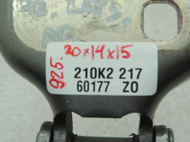 OEM Opel Vivaro B Renault Trafic III priekšējā durvju eņģe, granīta pelēkā krāsā, 10J