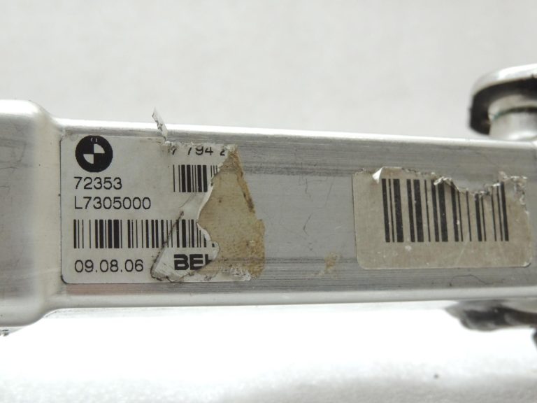 BMW E60, E61, E90, E91 AGR dzesētājs, izplūdes gāzu dzesētājs 11717794245 7794245 OEM