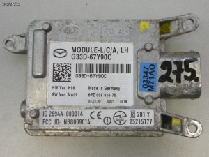 Mazda 6 joslas maiņas atbalsta vadības bloks kreisais modulis Line Change Aid kreisais radars
