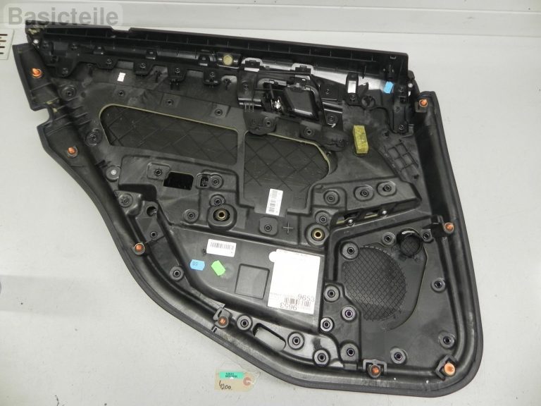 Mercedes W212 Durvju paneļi aizmugurējais labās puses durvju panelis ādas melns 2127301070
