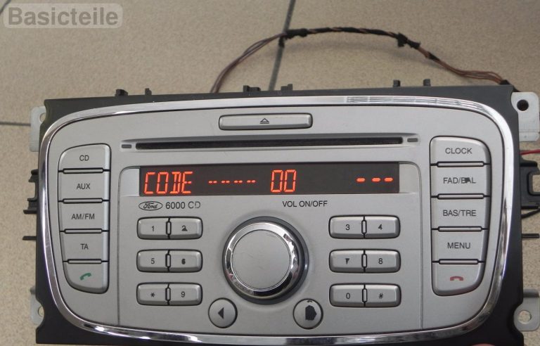 Ford Focus MK2 II radio Iebūvēts radio CD atskaņotājs 6000 CD 8M5T-18C815-AC 1818662
