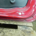 Peugeot 307 3 durvju priekšējās kreisās durvis Krāsa Sarkana KKN Durvju priekšējās kreisās durvis