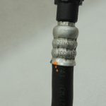 BMW E60 E61 530d M57N2 stūres hidrauliskā caurule (atgriezes caurule) 32416766413 OEM