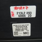 Oriģināls „Toyota Corolla E210“ Start-Stop vadības bloks OE 8926102150 1,2 Turbo