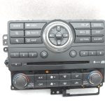 Nissan Navara II D40 klimata kontroles panelis, navigācijas sistēma, radio, instrumentu panelis 283955X00D