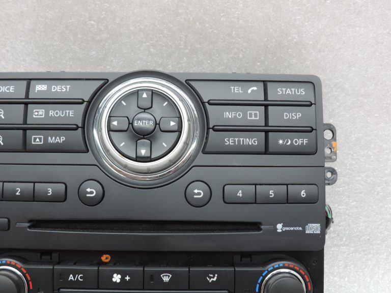 Nissan Navara II D40 klimata kontroles panelis, navigācijas sistēma, radio, instrumentu panelis 283955X00D