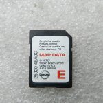 Nissan oriģinālā SD kartes navigācijas sistēma 259204EA0C