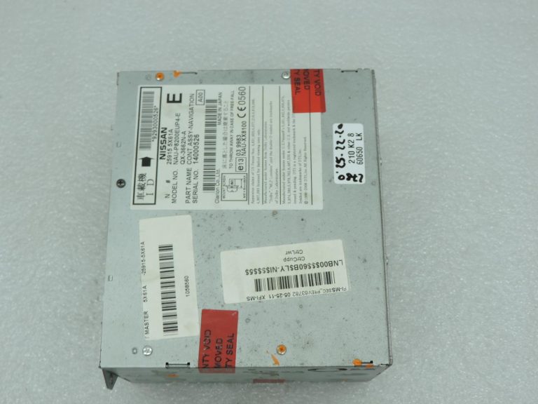 Nissan Navara II D40 Gracenote radio navigācijas vadības bloks ar cietā diska atmiņu 259155X61A