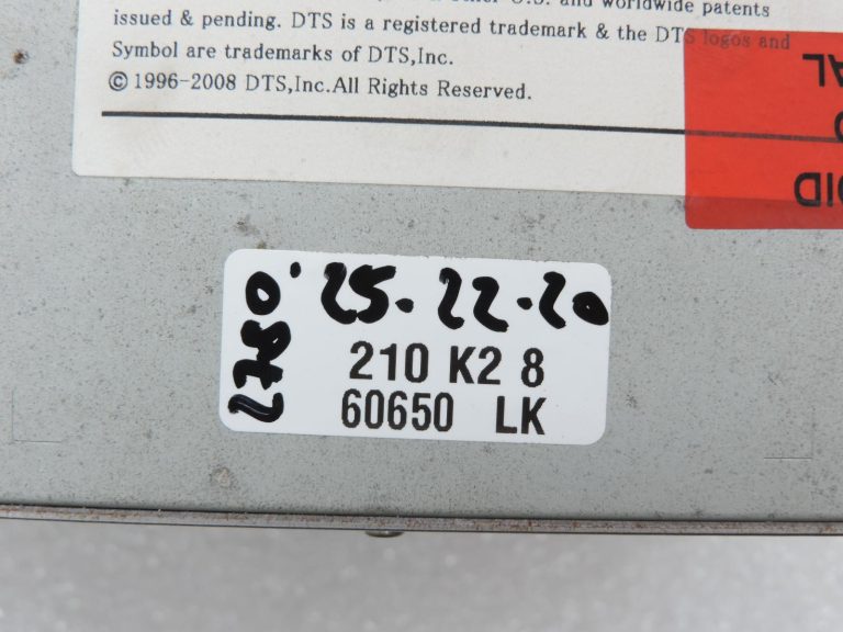 Nissan Navara II D40 Gracenote radio navigācijas vadības bloks ar cietā diska atmiņu 259155X61A