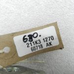Toyota oriģinālās durvju eņģes, aizmugurējās kreisās puses durvju komplekts, 1G6, pelēks metalizēts