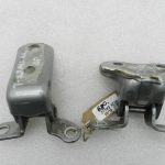 Toyota oriģinālās durvju eņģes, aizmugurējās kreisās puses durvju komplekts, 1G6, pelēks metalizēts
