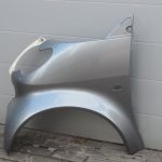 Smart ForTwo W450 kreisais spārns, sudraba krāsā, pārklāts ar sudraba krāsas pārklājumu