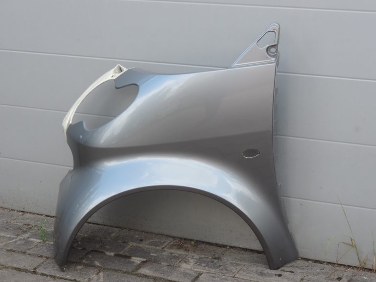 Smart ForTwo W450 kreisais spārns, sudraba krāsā, pārklāts ar sudraba krāsas pārklājumu
