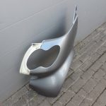 Smart ForTwo W450 kreisais spārns, sudraba krāsā, pārklāts ar sudraba krāsas pārklājumu