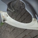 Smart ForTwo W450 kreisais spārns, sudraba krāsā, pārklāts ar sudraba krāsas pārklājumu