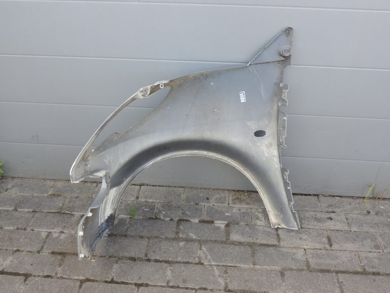 Smart ForTwo W450 labais priekšējais spārns, sudraba krāsā, pārklāts ar sudraba krāsas laku