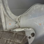 Smart ForTwo W450 labais priekšējais spārns, sudraba krāsā, pārklāts ar sudraba krāsas laku