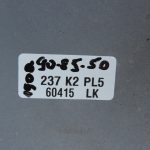 Smart ForTwo W450 labais priekšējais spārns, sudraba krāsā, pārklāts ar sudraba krāsas laku