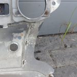 „Smart ForTwo W450“ priekšējā bampera vidusdaļa, detaļas sudrabkrāsā, pārklātas ar sudrabkrāsas laku