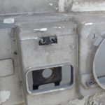 „Smart ForTwo W450“ priekšējā bampera vidusdaļa, detaļas sudrabkrāsā, pārklātas ar sudrabkrāsas laku