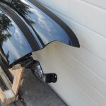Nissan Navara II D40 priekšējais labais spārns, krāsa GN0, melns, F31004X0MA