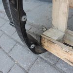 Nissan Navara II D40 priekšējais labais spārns, krāsa GN0, melns, F31004X0MA