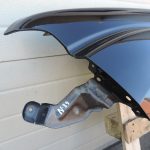 Nissan Navara II D40 priekšējais kreisais spārns, Ferbe GN0, melns, F31014X0MA