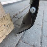 Nissan Navara II D40 priekšējais kreisais spārns, Ferbe GN0, melns, F31014X0MA