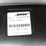 Nissan Navara II D40 Bose basu subwooferis 281705X00A