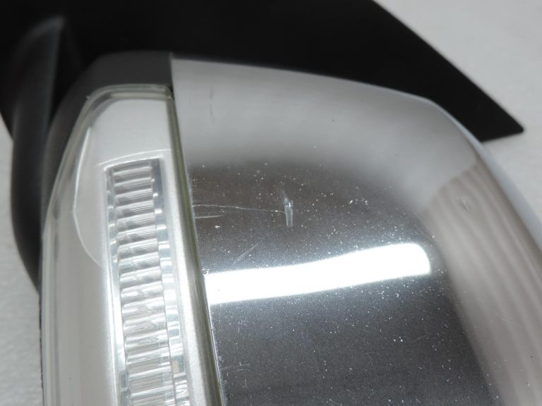 Nissan Navara II D40 kreisais ārējais spogulis, hromēts, ar pagrieziena rādītāju 963024X11A 963025X11A