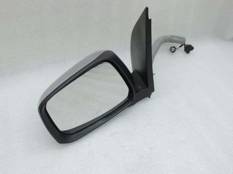 Nissan Navara II D40 kreisais ārējais spogulis, hromēts, ar pagrieziena rādītāju 963024X11A 963025X11A