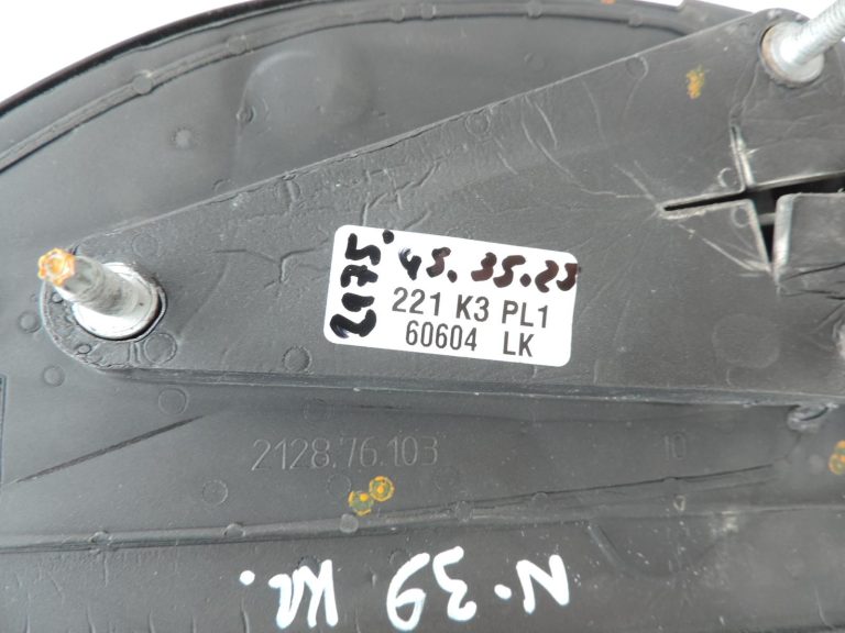 Nissan Navara II D40 kreisais ārējais spogulis, hromēts, ar pagrieziena rādītāju 963024X11A 963025X11A