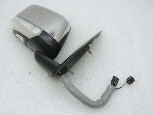 Nissan Navara II D40 labais ārējais spogulis, hromēts, ar pagrieziena rādītāju 963014X11A